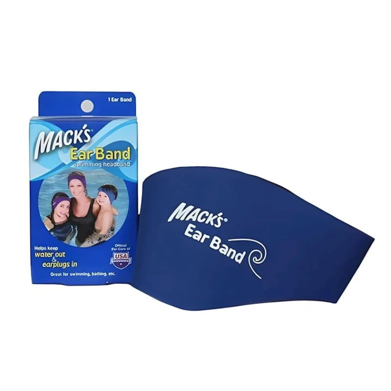Защитная повязка для плавания Mack’s Ear Band Blue/Purple