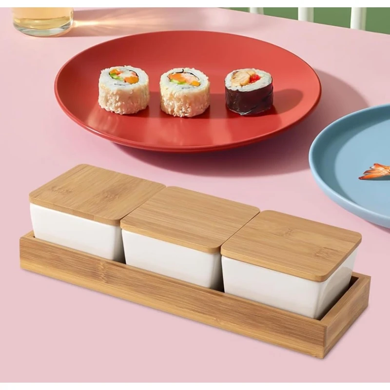 Çərəz qabı, bambuk/şüşə, ağ/qəhvəyi, 10x28 sm