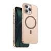 Чехол Green Lion MagSafe Delgado Desert Titanium для Apple iPhone 16 Pro, прозрачный/коричневый Чехол Green Lion MagSafe Delgado Desert Titanium для Apple iPhone 16 Pro, прозрачный/коричневый