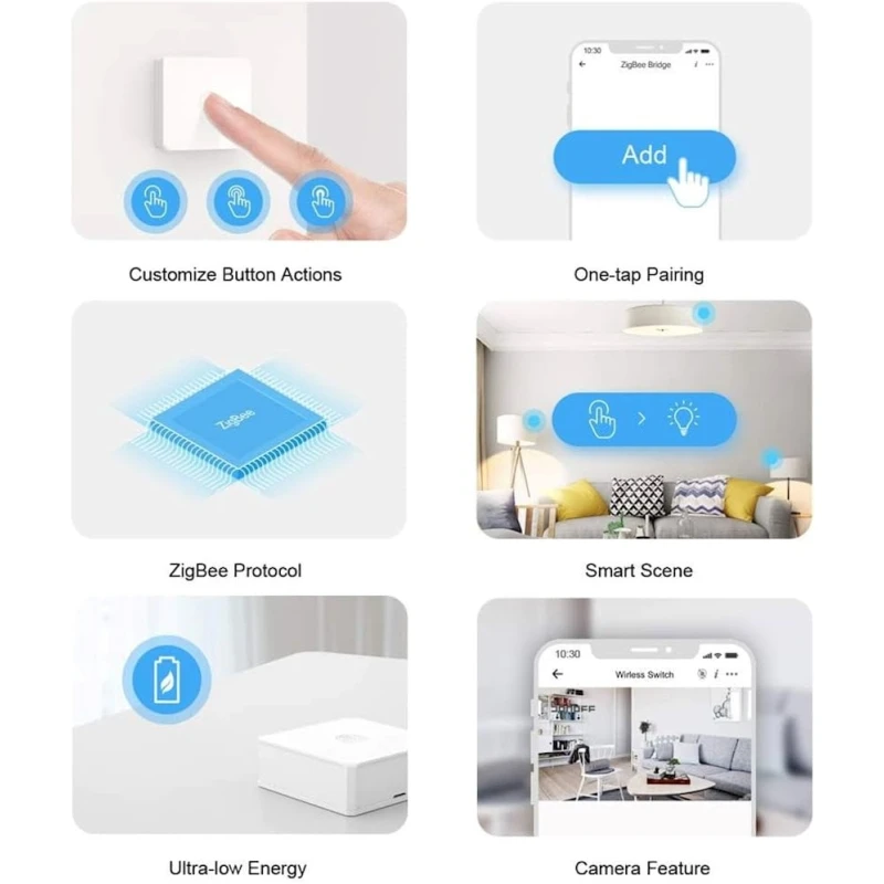 Беспроводной коммутатор Sonoff ZigBee SNZB-01 Беспроводной коммутатор Sonoff ZigBee SNZB-01