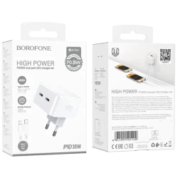 Сетевое зарядное устройство Borofone BA76A