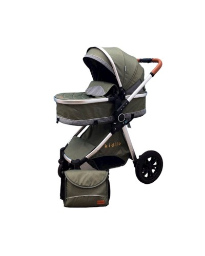 Çoxfunksiyalı uşaq arabası Kidilo V 91 yaşıl