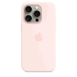 Чехол Apple Silicone Case with MagSafe A3125 для iPhone 15 Pro Light Pink (MT1F3ZM/A)
