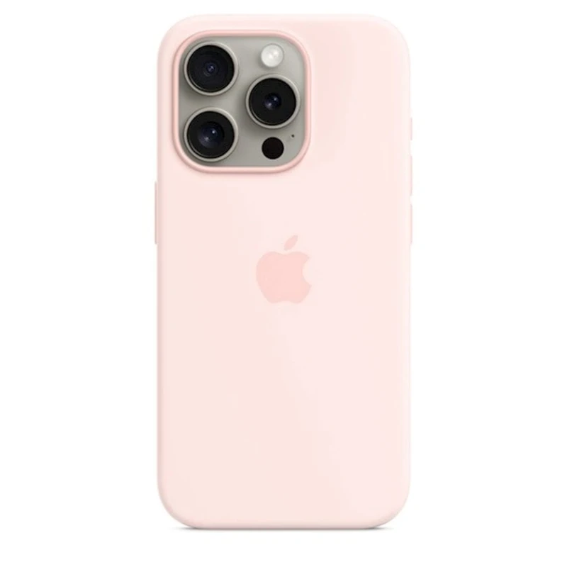 Чехол Apple Silicone Case with MagSafe A3125 для iPhone 15 Pro Light Pink (MT1F3ZM/A) Чехол Apple Silicone Case with MagSafe A3125 для iPhone 15 Pro Light Pink (MT1F3ZM/A)