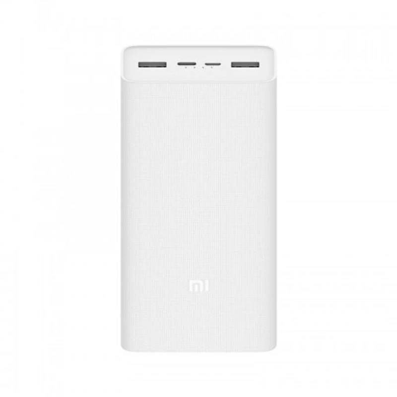 Внешний аккумулятор Xiaomi Mi Power Bank 3 PB3018ZM 30000 mAh, Белый Внешний аккумулятор Xiaomi Mi Power Bank 3 PB3018ZM 30000 mAh, Белый