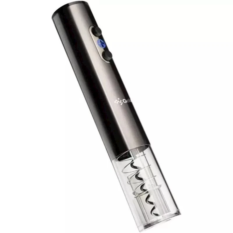 Штопор Gelius Pro Gift Kit Automatic Wine Opener GP-GW-034, 25.2x4.5 см, алюминий/нержавеющая сталь