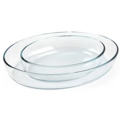 Набор форм для выпечки Borcam, 35x24 см, 18x26 см, стекло, прозрачный