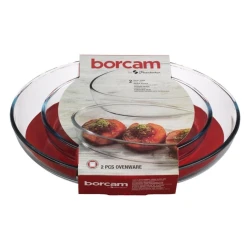 Набор форм для выпечки Borcam, 35x24 см, 18x26 см, стекло, прозрачный