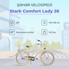 Velosiped Stark Comfort Lady 26, S
