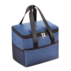 Термосумка, полиэстер, синяя, 21x24x18 см Термосумка, полиэстер, синяя, 21x24x18 см