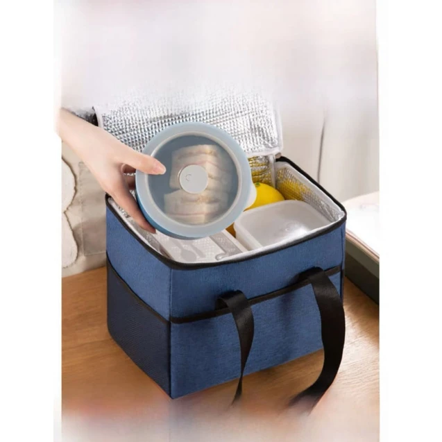 Tremoçanta, poliester, göy, 21x24x18 sm