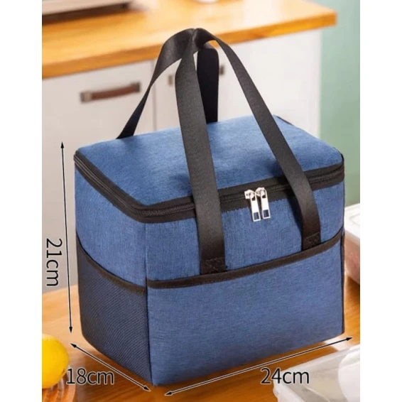 Tremoçanta, poliester, göy, 21x24x18 sm