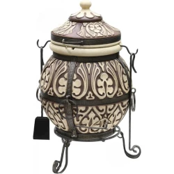 Печь тандыр M0105 диаметр 180 см, высота 110 см, кремовый Печь тандыр M0105 диаметр 180 см, высота 110 см, кремовый