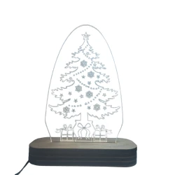 3D-gecə lampası TYA-01, 20x14 sm, ağ 3D-gecə lampası TYA-01, 20x14 sm, ağ