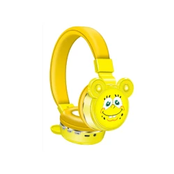 Беспроводные наушники B15 Sponge Bob Yellow