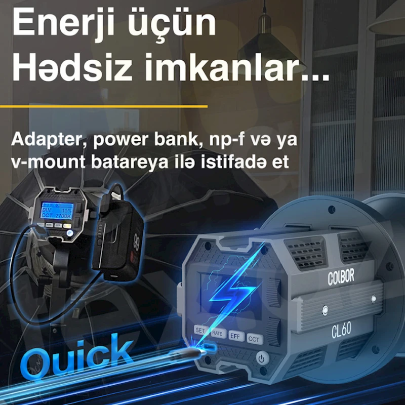 Светодиодный видеосвет Colbor CL60 Bi-color