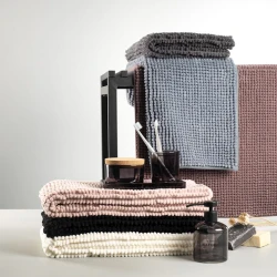 Коврик для ванной JYSK Fagersta 50x80 см, полиэстер, Dusty blue