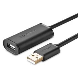 Удлинитель Ugreen US121 10323 USB 2.0 to USB 2.0 Active Extension Cable with Chipset Black , 15 м Удлинитель Ugreen US121 10323 USB 2.0 to USB 2.0 Active Extension Cable with Chipset Black , 15 м