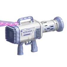 Sabun köpükləri buraxan 80 hole Automatic Rocket Launcher, bənövşəyi