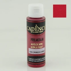 Декоративная акриловая краска Cadence Premium Acrylic Paint 4350 Crimson Red, 70 мл