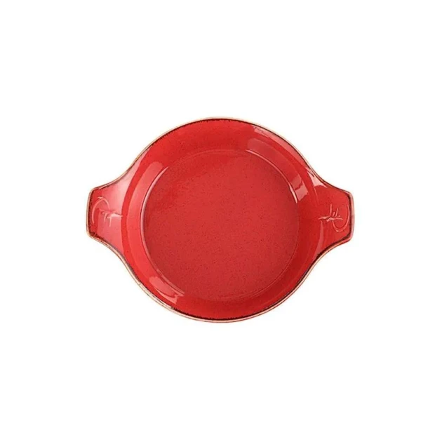 Bişirmə üçün qəlib Porland 04ALM001604, farfor, qırmızı, 14 sm