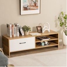 Jurnallıq masa Ev Plus ev_12116067, LDSP, qəhvəyi, ağ, 120x40x35 sm