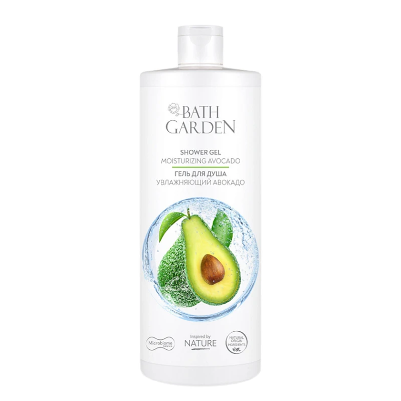 Гель для душа Bath Garden Moisturizing Avocado 1000 мл Гель для душа Bath Garden Moisturizing Avocado 1000 мл