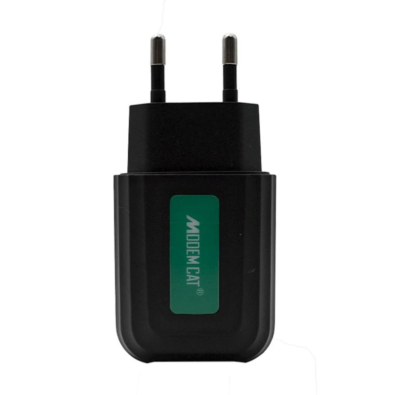 Сетевое зарядное устройство ModemCAT MTC-004, Черный