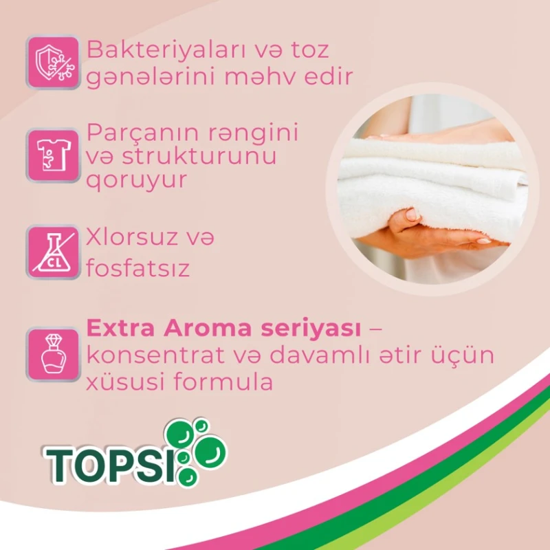 Капсулы для стирки Topsi 3в1, с ароматом персика, 40 шт. Капсулы для стирки Topsi 3в1, с ароматом персика, 40 шт.