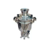 Samovar F35-AG-267, latun, gümüşü, 5 l