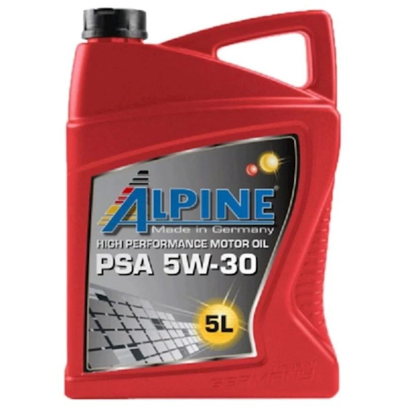 Моторное масло Alpine PSA C2 5W-30 синтетическое, 5 л Моторное масло Alpine PSA C2 5W-30 синтетическое, 5 л