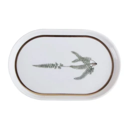 Тарелка Porland Botanical 04ALM005061, 18 см, фарфор, белый