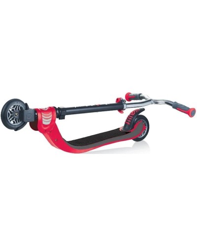 Yığılan skuter Globber Flow Element Comfort, qırmızı/qara