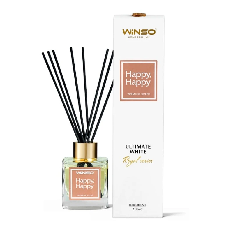 Аромадиффузор для дома Winso Ultimate White ”Happy, Happy”, 100 мл Аромадиффузор для дома Winso Ultimate White ”Happy, Happy”, 100 мл