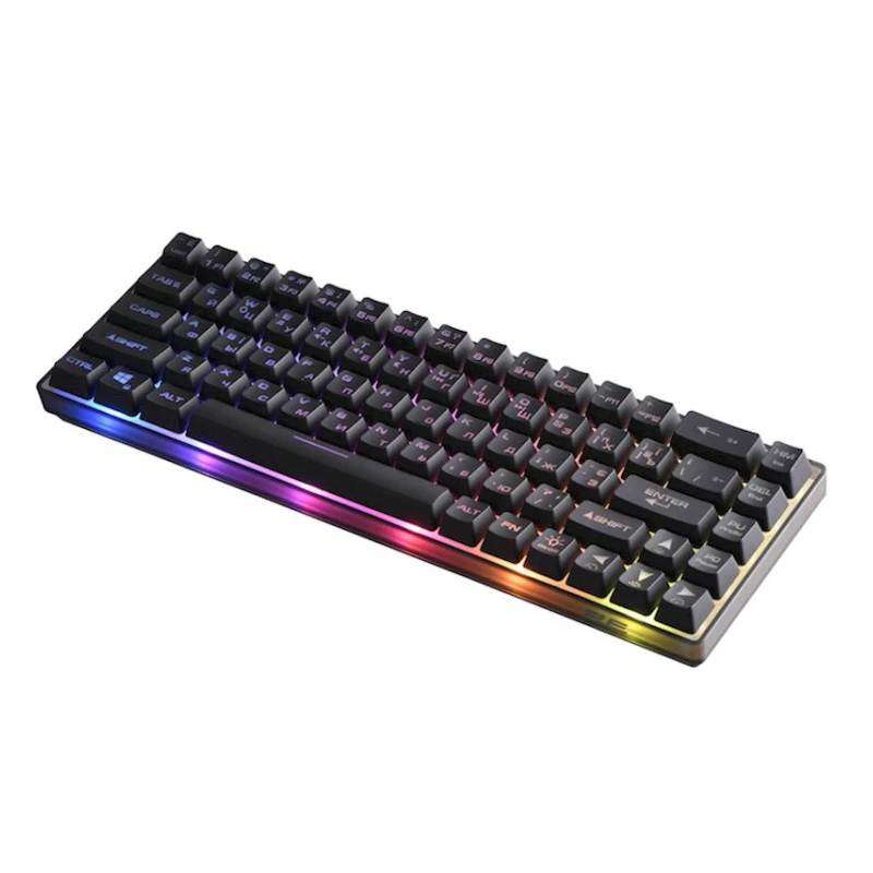Клавиатура 2E Gaming Keyboard KG345 RGB 68key USB Transparent Клавиатура 2E Gaming Keyboard KG345 RGB 68key USB Transparent