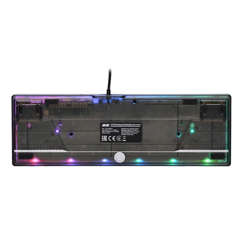 Клавиатура 2E Gaming Keyboard KG345 RGB 68key USB Transparent Клавиатура 2E Gaming Keyboard KG345 RGB 68key USB Transparent