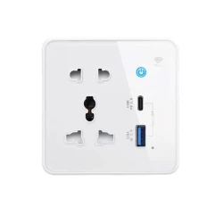 Умная розетка Tuya Smart Life WiFi USB + Type C White