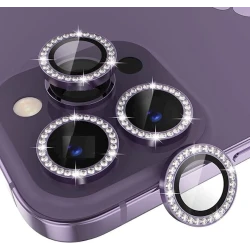 Защитное стекло для камеры Apple iPhone 14 Pro Max Crystal Purple