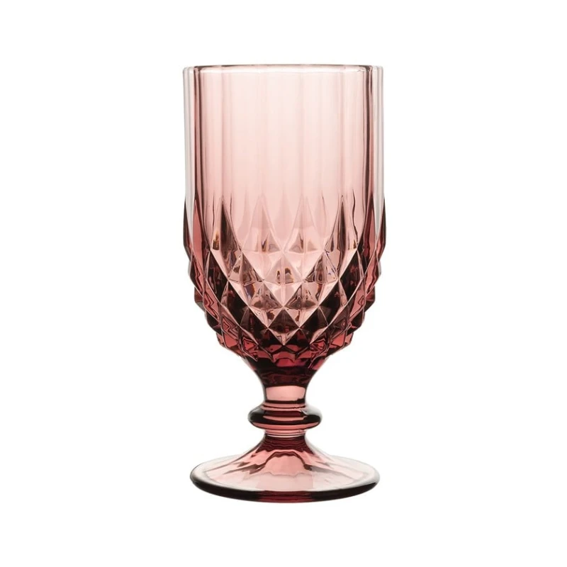 Набор бокалов для вина Gipfel Ruby 51180, 2 шт, 300 мл, стекло, розовый Набор бокалов для вина Gipfel Ruby 51180, 2 шт, 300 мл, стекло, розовый