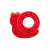 Прорезыватель Chicco Molly Teether ECO+, пластик, красный, 7х2х8 см