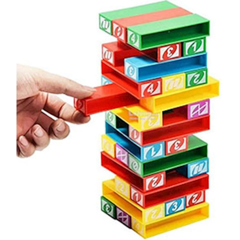 Настольная игра Цветная Башня, разноцветный, 54 кубиков, от 3 лет Настольная игра Цветная Башня, разноцветный, 54 кубиков, от 3 лет