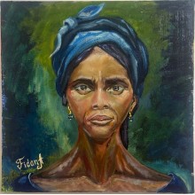 Rəsm İradə, kətan, yağlı, 60x60 sm
