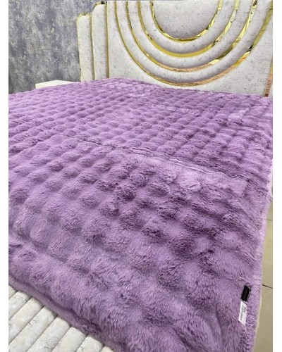 Pled-örtük MiraNova LQ-100, 210×230 sm, bambuk, bənövşəyi