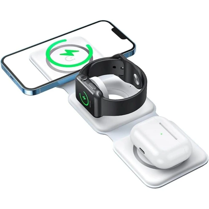 Беспроводное зарядное устройство Vidvie WLC1408 15W, Белый