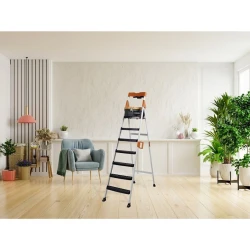 Стремянка Cınqıllıoğlu Hausweber CA-006, 6+1, 205 см Стремянка Cınqıllıoğlu Hausweber CA-006, 6+1, 205 см