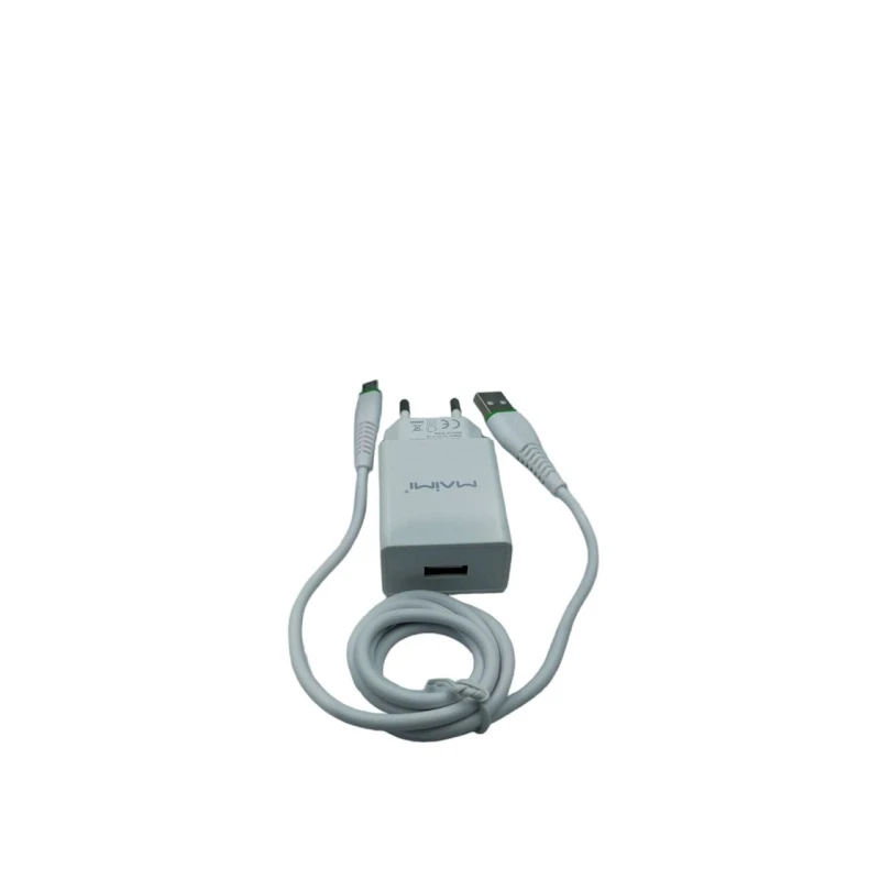 Сетевое зарядное устройство Maimi T13 with MicroUSB, Белый Сетевое зарядное устройство Maimi T13 with MicroUSB, Белый