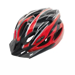 Велосипедный шлем Velopro VP-75, черный/красный