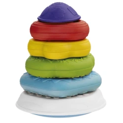 Пирамидка Chicco Ring Tower 2в1, пластик, разноцветный Пирамидка Chicco Ring Tower 2в1, пластик, разноцветный