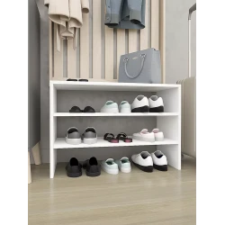 Подставка для обуви, ЛДСП, белое тиснение, 50x30x74 см Подставка для обуви, ЛДСП, белое тиснение, 50x30x74 см