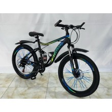 Şəhər velosipedi Velosiped, ölçü 24, Çin istehsalı, 2 təkər, 21 sürət, su qabı - BB-873